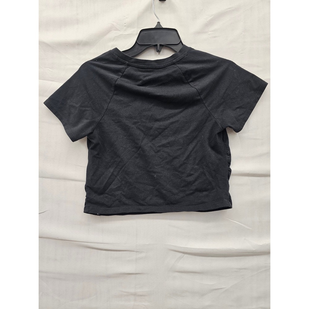 JoyLab Mens Black Onyx Cropped Short Sleeve T-Shirt Size M JL19_50A01-7D50